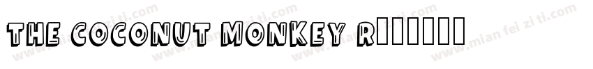 The Coconut Monkey R字体转换